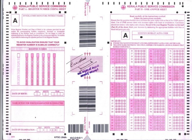 Kerala PSC Exam Guidelines